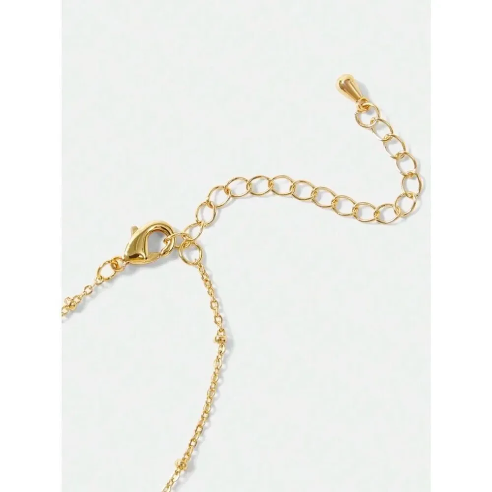 Blue heart necklace #2526